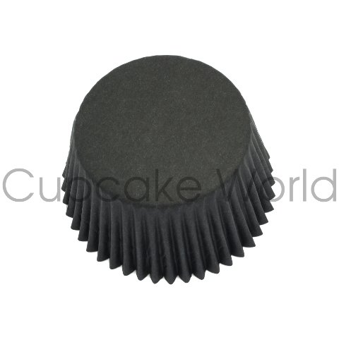 50pcs Cupcake Liners Black